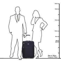 Decent Basic-Line Medium Trolley 63 Cm - Zwart -Reizen Verkoopwinkel 1200x1200 410