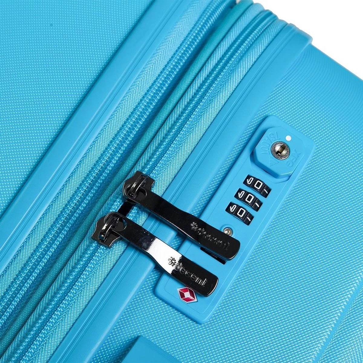 Decent Koffer / Trolley / Reiskoffer - Xx Cm - 120 Liter - Maxi Air - Blauw 15 Decent Koffer / Trolley / Reiskoffer - Xx Cm - 120 Liter - Maxi Air - Blauw - Afbeelding 15