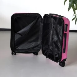 Handbagage Koffer 55cm Roze 4 Wielen Trolley Met Pin Slot -Reizen Verkoopwinkel 1200x1200 51