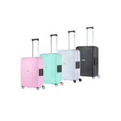 CarryOn Steward TSA Reiskoffer - 65cm Trolley Met Kliksloten - Dubbele Wielen - Roze -Reizen Verkoopwinkel 1200x1200 680