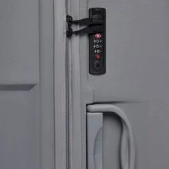 ©TROLLEYZ - Venice No.10 - Trolley - 55cm Met TSA Slot - Dubbele Wielen - 360° Spinners - 100% Polypropyleen - Handbagage Koffer In Silver Stone -Reizen Verkoopwinkel 1200x1200 9