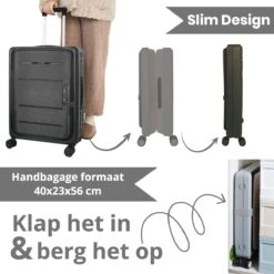 Asyam Units- Handbagage- Invouwbaar- Koffer- Koffer 38L- Spinner Wielen- TSA Slot- Lichtgewicht- Zwart 14 Asyam Units- Handbagage- Invouwbaar- Koffer- Koffer 38L- Spinner Wielen- TSA Slot- Lichtgewicht- Zwart -Reizen Verkoopwinkel 1200x1200 93