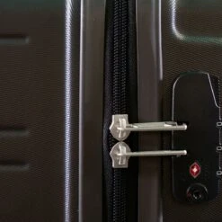 ©TROLLEYZ - Amsterdam No.9 - Kofferset 2 Delig - 55cm+78cm Met TSA Slot - Dubbele Wielen - 360° Spinners - 100% ABS - Reiskoffers In Cloudy Grey -Reizen Verkoopwinkel 1200x1200 971