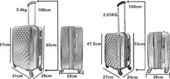 SB Travelbags Kofferset - 2 Delige 'Expandable' Koffer - Donker Grijs - 65cm/55cm -Reizen Verkoopwinkel 1200x561 2