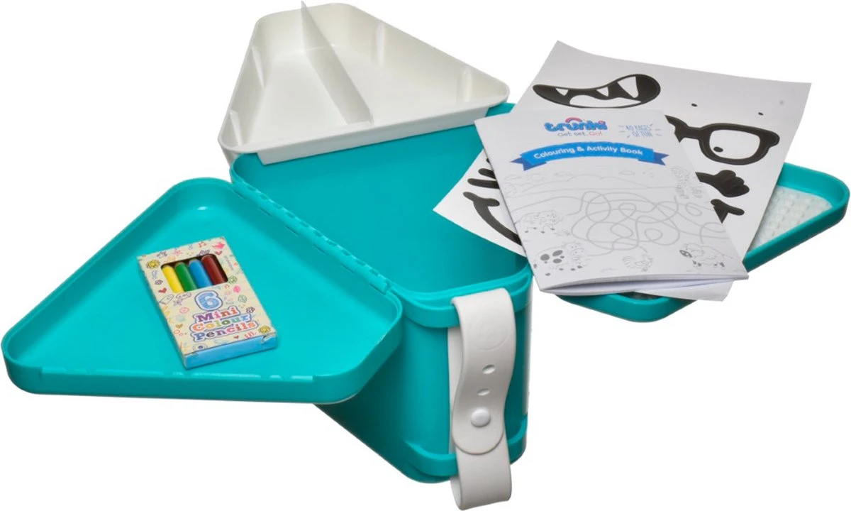Trunki: TEEBEE Eenhoorn Una - Kids Travel Toy Box, Bevat Een Leuk Activiteitenboekje, Kleurpotloden En Stickers, In Doos 15,5x18x18cm, 3+ 2 Trunki: TEEBEE Eenhoorn Una - Kids Travel Toy Box, Bevat Een Leuk Activiteitenboekje, Kleurpotloden En Stickers, In Doos 15,5x18x18cm, 3+ - Afbeelding 2