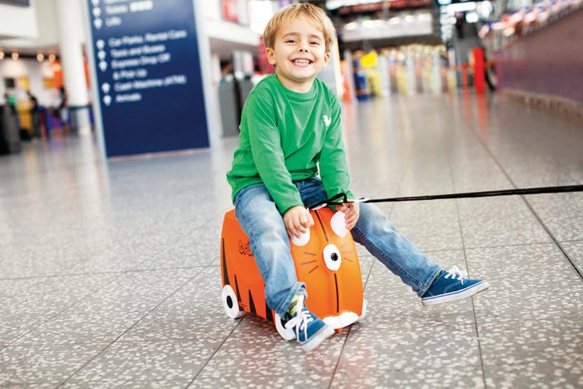 Trunki Ride-On Handbagage Koffer 46 Cm - Tijger Tipu 8 Trunki Ride-On Handbagage Koffer 46 Cm - Tijger Tipu - Afbeelding 8