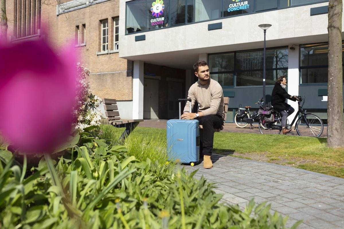 CarryOn Steward TSA Reiskoffer - 65cm Trolley Met Kliksloten - Dubbele Wielen - Blauw 11 CarryOn Steward TSA Reiskoffer - 65cm Trolley Met Kliksloten - Dubbele Wielen - Blauw - Afbeelding 11