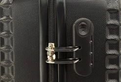 SB Travelbags Handbagage Koffer 55cm 4 Wielen Trolley - Zwart -Reizen Verkoopwinkel 1200x809