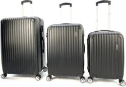 AATravel M Reiskoffer - Trolley ABS - Met Dubbele Wielen - 66 Cm - 66 Liter - Zwart -Reizen Verkoopwinkel 1200x828 1