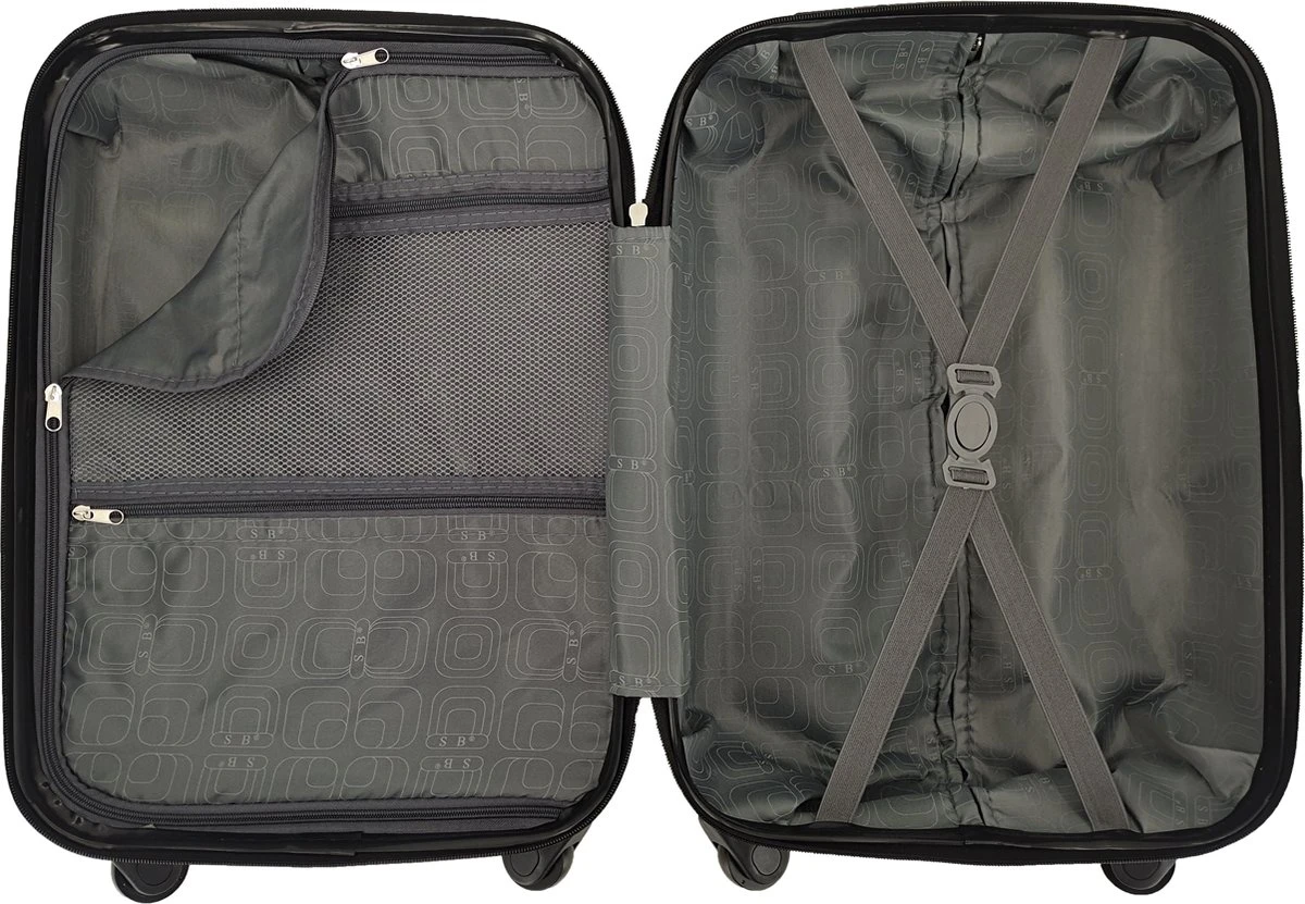 SB Travelbags Kofferset - 2 Delige -Blauw - 75cm/55cm 4 SB Travelbags Kofferset - 2 Delige -Blauw - 75cm/55cm - Afbeelding 4