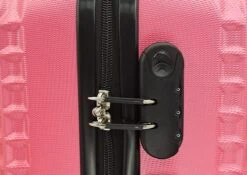 SB Travelbags Handbagage Koffer 55cm 4 Wielen Trolley - Roze -Reizen Verkoopwinkel 1200x848