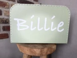 Merkloos Koffertje Karton Groen Maat L Met Eigen Opdruk - Met Naam -Reizen Verkoopwinkel 1200x899 1