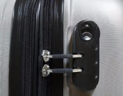 SB Travelbags 'Expandable' Handbagage Koffer 53cm 4 Wielen Trolley - Zilver -Reizen Verkoopwinkel 1200x942