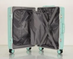 TOP AA Reis Kofferset - Trolleyset 3-delig Met TSA Slot Aluminum Frame, Kleine Cabine En Groot, ABS Luggage, (20+24+28 Inches 3 Pc Set), Roze/pink -Reizen Verkoopwinkel 1200x967 1