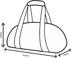 Decent Flexplus Reistas - 70 Cm - Zwart / Oranje -Reizen Verkoopwinkel 1200x976 3