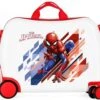 Marvel Ride-on Koffer Reiskoffer Spider-man 34 Liter Junior Wit