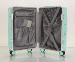 TOP AA Reis Kofferset - Trolleyset 3-delig Met TSA Slot Aluminum Frame, Kleine Cabine En Groot, ABS Luggage, (20+24+28 Inches 3 Pc Set), Roze/pink -Reizen Verkoopwinkel 1200x994 1