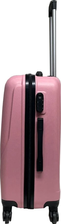 Castillo Travelerz 4 Delige ABS Kofferset - Roze -Reizen Verkoopwinkel 331x1200
