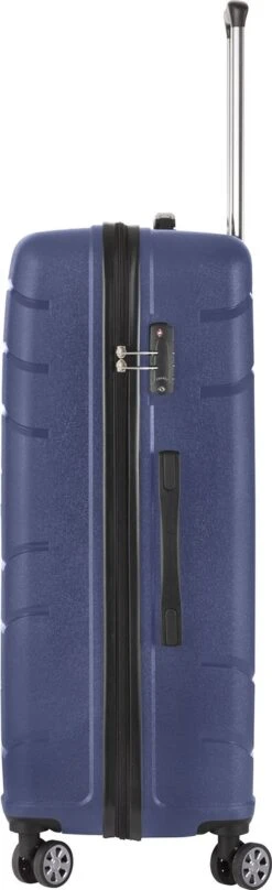 TravelZ Big Bars Reiskoffer 78 Cm Met Dubbele Wielen - Trolley Koffer Met TSA-slot - Blauw -Reizen Verkoopwinkel 367x1200 1