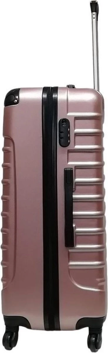 Castillo Quadrant 2 Delige ABS Kofferset (XL + S) - Rosé Gold 5 Castillo Quadrant 2 Delige ABS Kofferset (XL + S) - Rosé Gold - Afbeelding 5