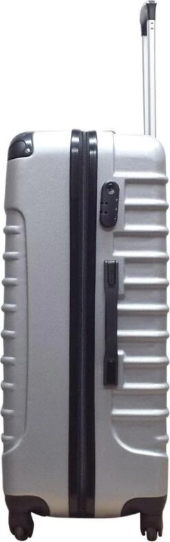 Castillo Quadrant 2 Delige ABS Kofferset (XL + S) - Zilver -Reizen Verkoopwinkel 376x1200