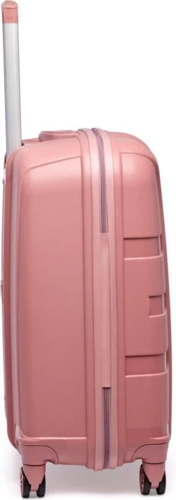 ©TROLLEYZ - Paris No.5 - Reiskoffer - 69cm Met TSA Slot - Dubbele Wielen - 360° Spinners - 100% Polypropyleen - Reiskoffer In Rose Blush -Reizen Verkoopwinkel 423x1200 1