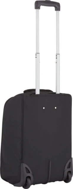 TravelZ Handbagage 42cm Underseat - Handbagagekoffer Opvouwbaar 1,5kg - Ultralicht - 2 Wiel - Zwart -Reizen Verkoopwinkel 462x1200