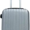SB Travelbags 'Expandable' Handbagage Koffer 53cm 4 Wielen Trolley - Zilver