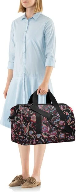 Reisenthel Allrounder L Reistas Sporttas - 30L - Paisley Zwart -Reizen Verkoopwinkel 477x1200