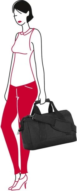 Reisenthel Allrounder M Reistas Sporttas - 18L - Twist Sky Rose Grijs -Reizen Verkoopwinkel 487x1200 2