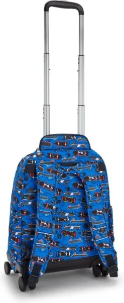 Kipling NEW ZEA Rugzak Met Wielen, 26 Liter, 13 Inch Laptopvak - New Scate Prt S -Reizen Verkoopwinkel 491x1200
