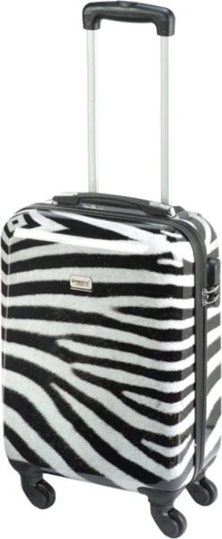 Princess Traveller Animal Print - Handbagagekoffer - Zebra - Small - 55cm -Reizen Verkoopwinkel 495x1200 3
