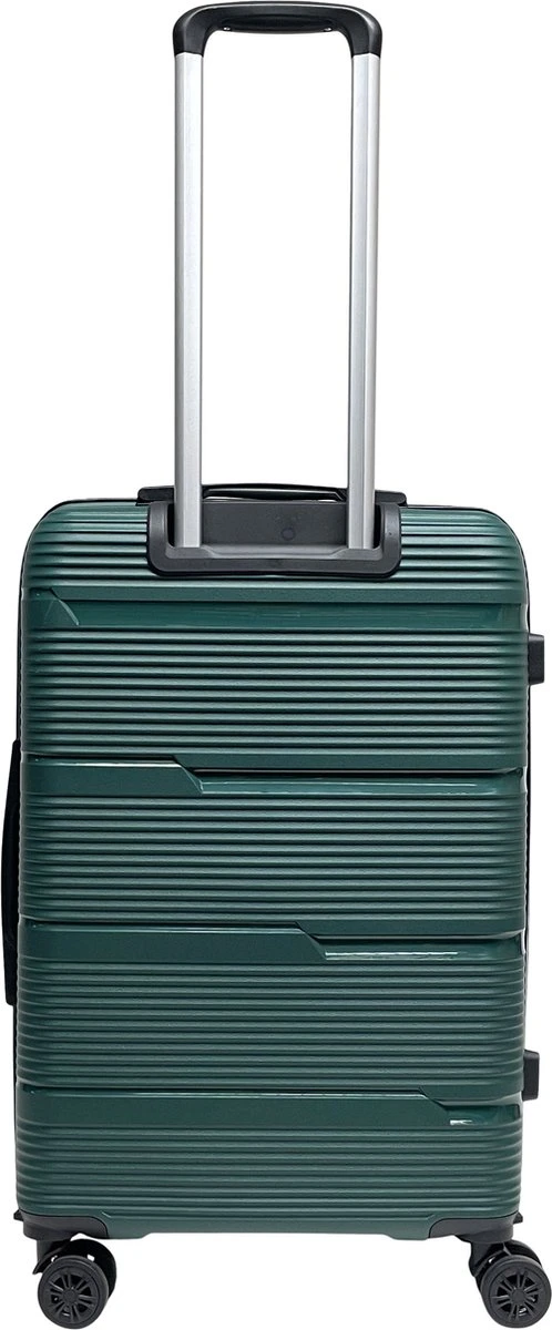 Benzi Izeda Middelgrote Koffer - 65 Cm - 65 Liter - Groen 3 Benzi Izeda Middelgrote Koffer - 65 Cm - 65 Liter - Groen - Afbeelding 3