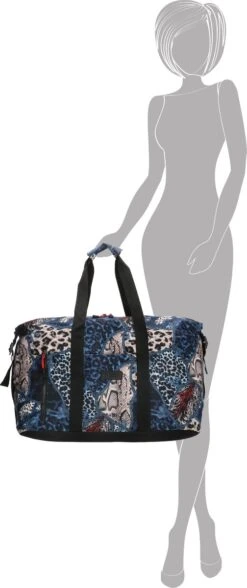 Enrico Benetti Safari Weekend Tas Ruime Sporttas Reistas Dierenprint -Reizen Verkoopwinkel 504x1200 2