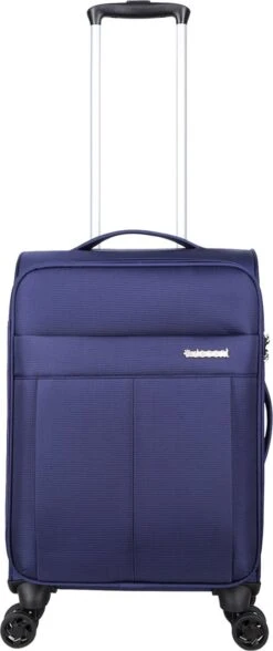 Decent D-Upright Handbagage Koffer - 55 Cm - TSA Slot - Donkerblauw