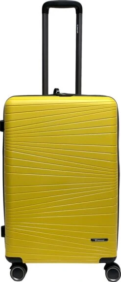 Benzi Barco Middelgrote Koffer - 65 Cm - 65 Liter - Geel -Reizen Verkoopwinkel 517x1200