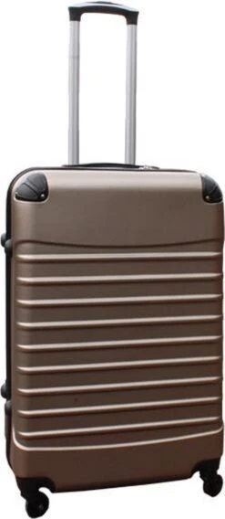 Travelerz Kofferset 3 Delig Met Wielen En Cijferslot - Handbagage Koffers - ABS - Champagne -Reizen Verkoopwinkel 522x1200 4
