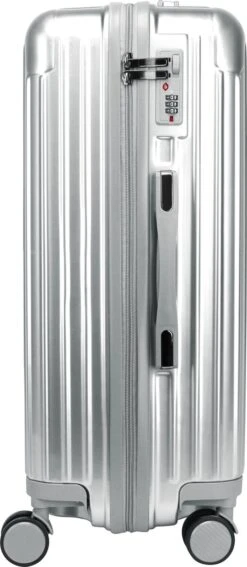 Royal Swiss - Reis Koffer - 56cm - Cijferslot- Lichtgewicht Koffer - 4 Wielen- Zilver -Reizen Verkoopwinkel 523x1200 2