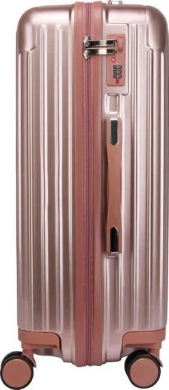 Royal Swiss - Reis Koffer - 66cm - Cijferslot- Lichtgewicht Koffer - 4 Wielen- Rosé Gold -Reizen Verkoopwinkel 523x1200 6