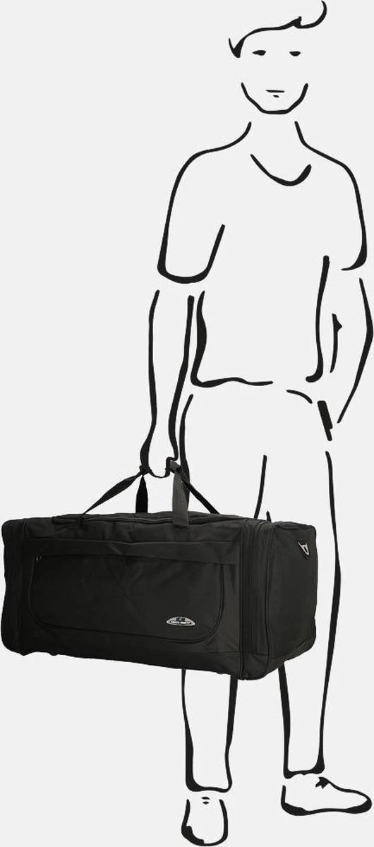 Enrico Benetti Orlando 35302 L Reistas / Sporttas 76 Liter - Zwart 11 Enrico Benetti Orlando 35302 L Reistas / Sporttas 76 Liter - Zwart - Afbeelding 11