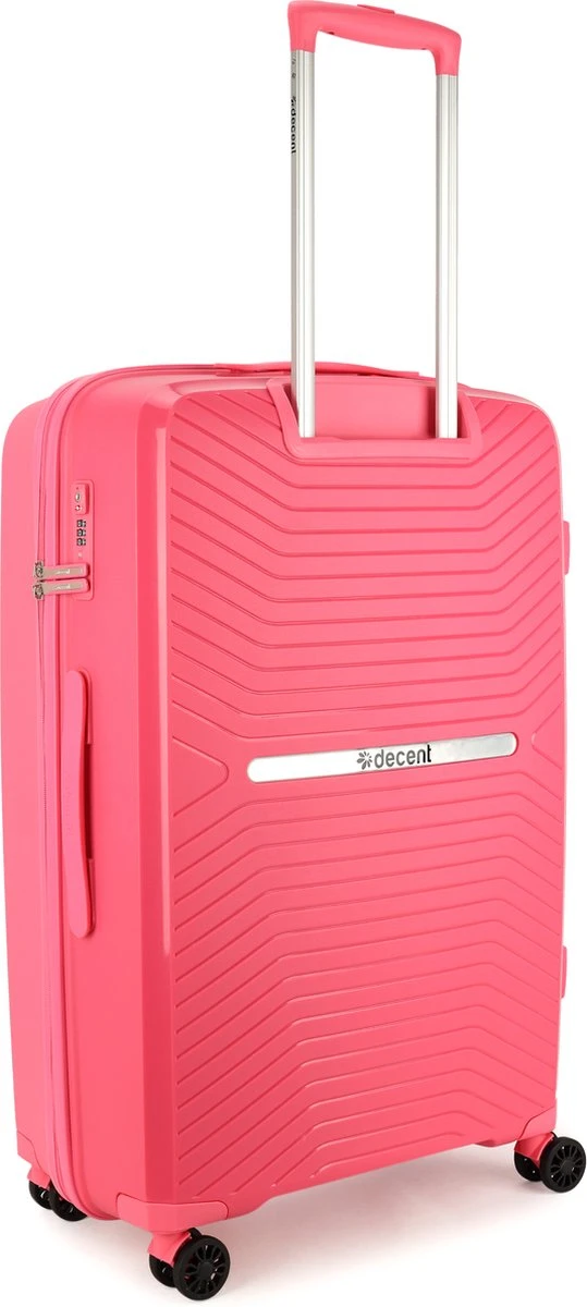 Decent CROSS-ONE PP Trolley 76 Cm - 94 Liter - TSA Slot - Pink 9 Decent CROSS-ONE PP Trolley 76 Cm - 94 Liter - TSA Slot - Pink - Afbeelding 9