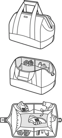 Reisenthel Allrounder L Reistas Sporttas - Maat L - 30L - Dots Zwart -Reizen Verkoopwinkel 541x1200 1