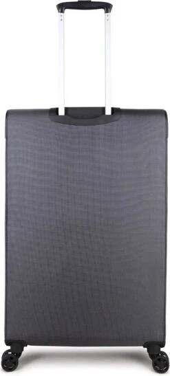 Decent D-Upright Large Koffer - 76 Cm Expandable - TSA Slot - Grijs -Reizen Verkoopwinkel 542x1200