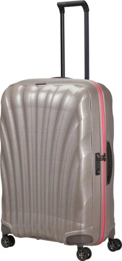 Samsonite Reiskoffer - C-Lite Spinner Uitbreidbaar (4 Wielen) 75 Cm - Pearl/Fuchsia - 2.8 Kg -Reizen Verkoopwinkel 564x1200