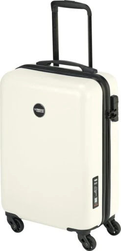 Princess Traveller PT01 - Handbagagekoffer - Pearl White - S - 55cm -Reizen Verkoopwinkel 581x1200 1