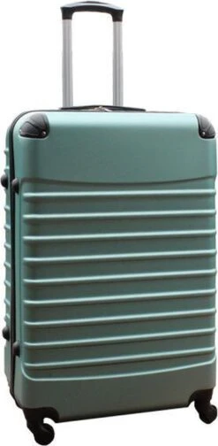 Travelerz Kofferset 3 Delig Met Wielen En Cijferslot - ABS - Groen (228-) -Reizen Verkoopwinkel 588x1200 5