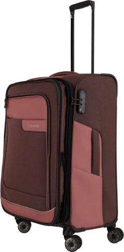 Travelite Zachte Koffer / Trolley / Reiskoffer - Viia - 67 Cm (medium) - Roze -Reizen Verkoopwinkel 592x1200 2