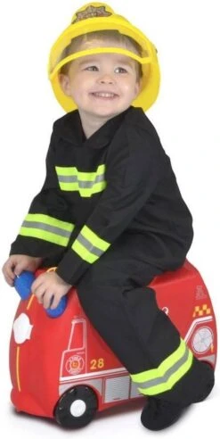 Trunki Ride-On Handbagage Koffer 46 Cm - Frank De Brandweerwagen -Reizen Verkoopwinkel 603x1200