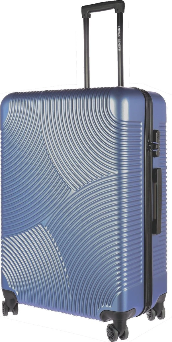 Enrico Benetti Louisville Grote Koffer 75 Cm - 93 Liter - Jeansblauw 2 Enrico Benetti Louisville Grote Koffer 75 Cm - 93 Liter - Jeansblauw - Afbeelding 2