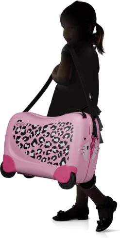 Samsonite - Dream Rider Kinderkoffer Leopard L.4 Wielen (handbagage) -Reizen Verkoopwinkel 604x1200